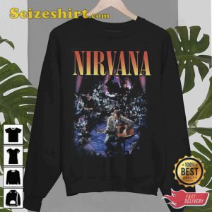 Retro 90s Design Band Nirvana Music Unisex Sweatshirt