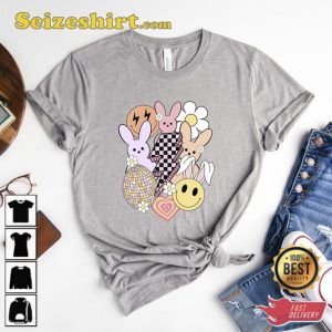 Retro Crystal Easter Egg Shirt Gift For Day