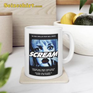 Retro Drew Barrymore Scream Mug
