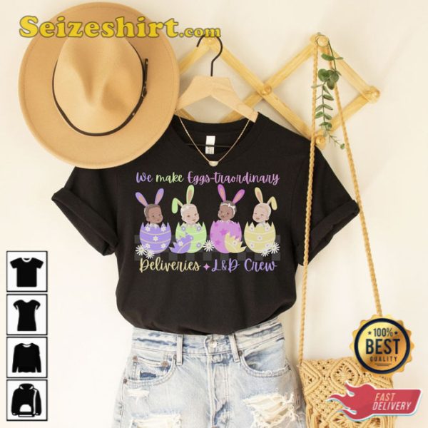 Retro Easter Labor And Delivery Shirt