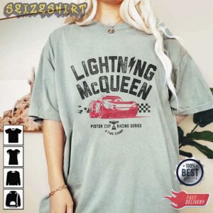 Retro Lightning Mcqueen Unisex Tee Shirt