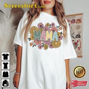 Retro Mama For Mothers Day Shirt Gift For Mom