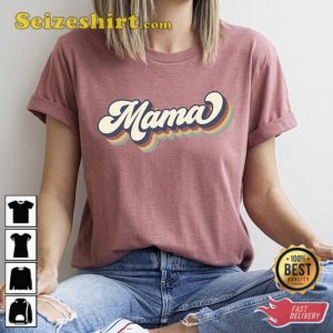Retro Mama Shirt Gift For Mom