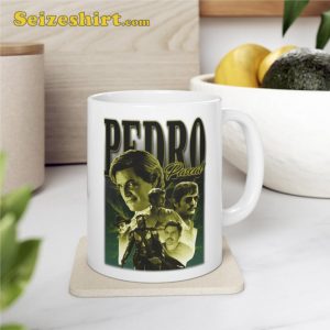 Retro Pedro Pascal Coffee Mug Gift For Fan