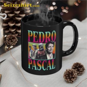 Retro Pedro Pascal Merch Coffee Mug Gift For Fan