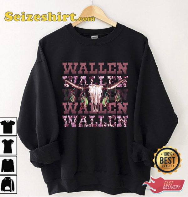 Retro Wallen Western Country Music Shirt