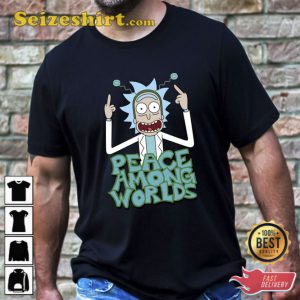 Rick and Morty Peace Among Worlds T-Shirt Gift For Fan