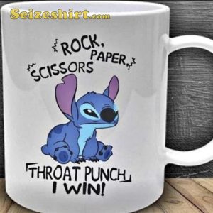 Rock Rapeer Scissors Stitch Rock Paper Mug