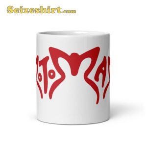 Rosalia White Glossy Mug