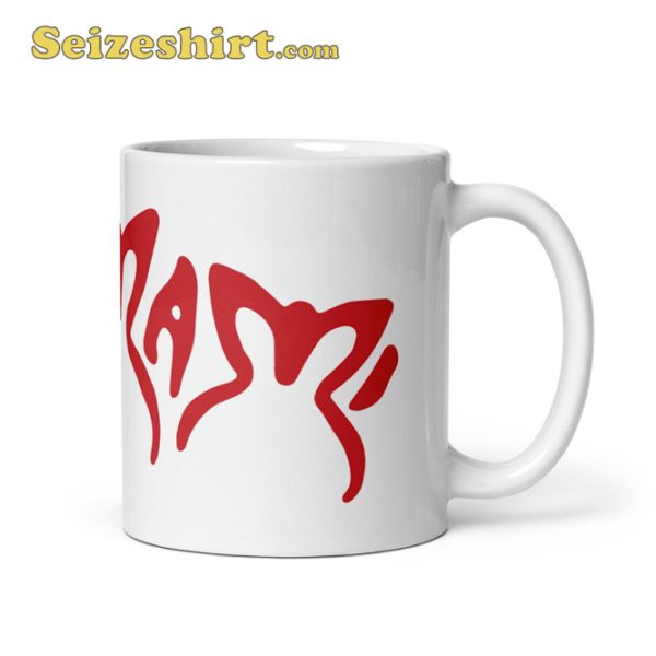 Rosalia White Glossy Mug