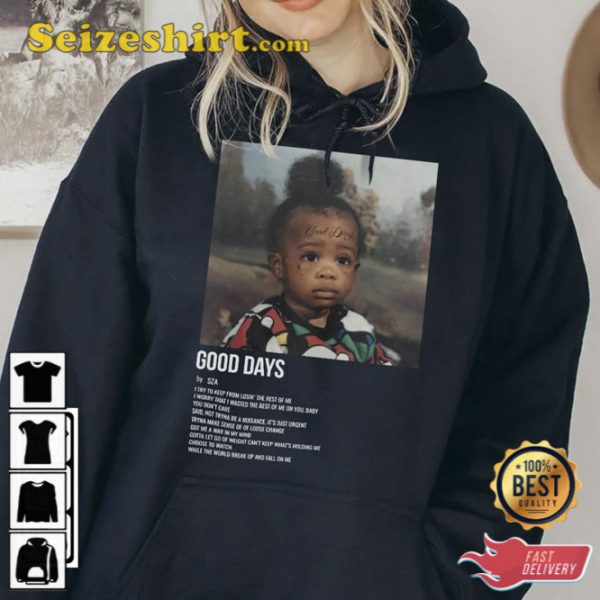 SZA Good Days Tour Album Music Trend 2023 Shirt
