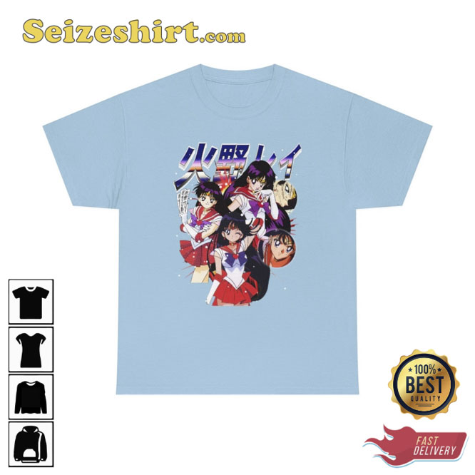 Sailor Mars Anime 90s Vintage Rei Hino Shirt