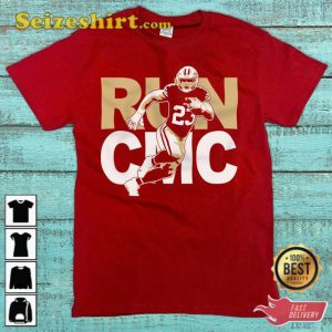 San Francisco 49ers Christian McCaffrey RUN CMC T-Shirt
