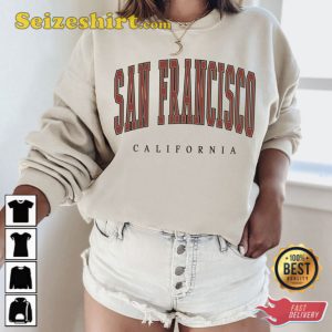 San Francisco Football Vintage Crewneck Sweatshirt