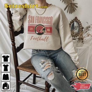 San Francisco Football Vintage Sweatshirt Gift for Fan