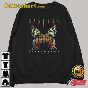 Santana Between Good And Evil Album Cover Sweatshirt