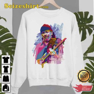 Santana Face Digital Design Unisex Sweatshirt Gift For Fan