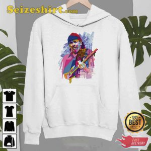 Santana Face Digital Design Unisex Sweatshirt Gift For Fan