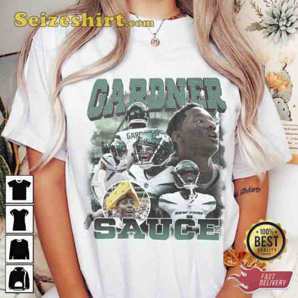 Sauce Gardner Football Vintage Style Sport Gift For Fans T-shirt
