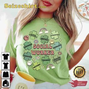 School Social Worker ST Patrick Shirt