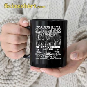 Scorpions World Tour 2023 58th Anniversary Coffee Mug