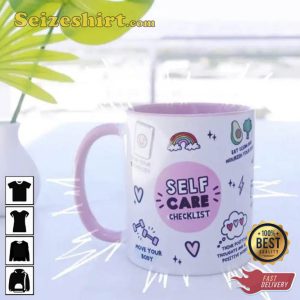 Self Care Checklist Coffee Ceramic Mug