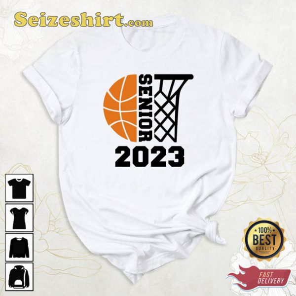 Senior Basketball 2023 Crewneck T-shirts