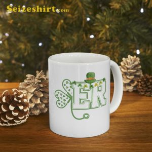 Shamrock Funny ER Nurse St Patricks Day Mug