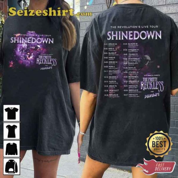 Shinedown Band The Revolutions Live 2023 Shirt