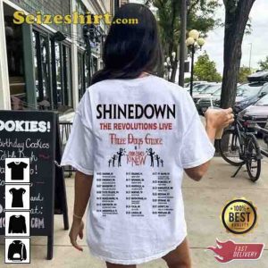 Shinedown Band The Revolutions Live 2023 Shirt