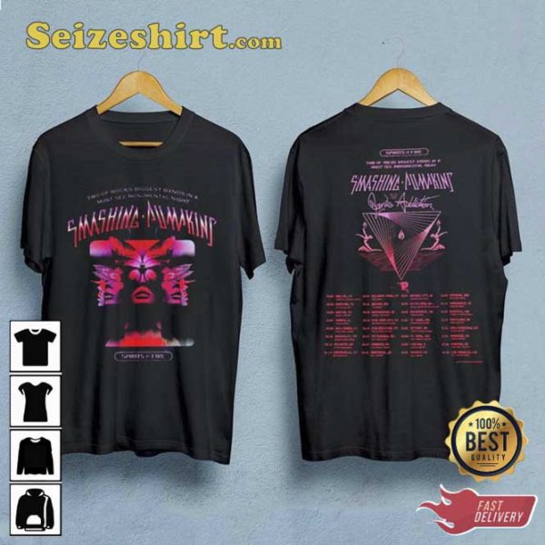 Smashing Pumpkins Shirt Spirits On Fire Tour T-Shirt