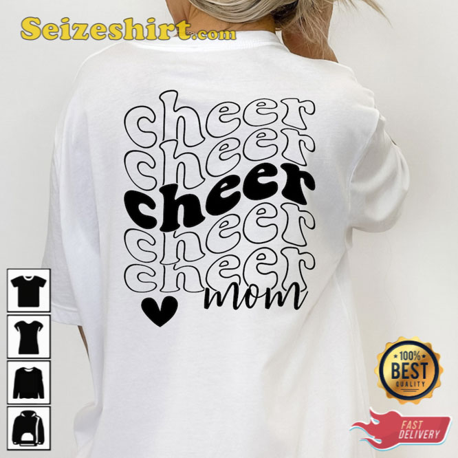 Smiley Cheer Mom Shirt Gift