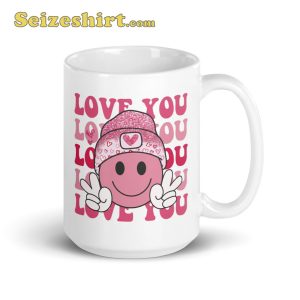 Smiley Happy Valentines Day Coffee Tea Ceramic Mug