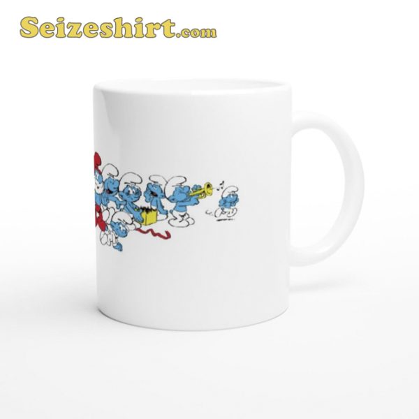 Smurfs Characters retro Vintage 80’s TV Show Coffee Mug