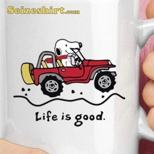Snoopy Life Is Good Coffee Mug