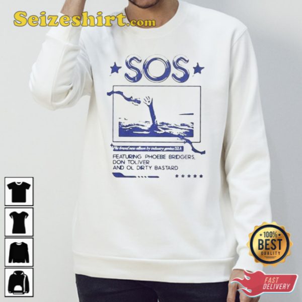 Sos Tour 2023 Album Cover Princess Diana Inspired T-Shirts