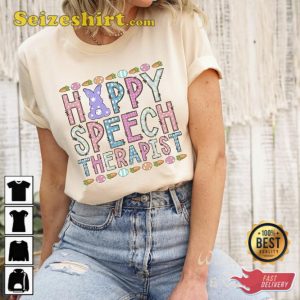 Speech Therapist Easter Tees Shirt Gift For Holiday