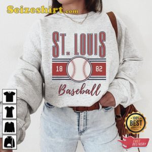 St Louis Baseball Retro Unisex Sweatshirt Gift For Fan