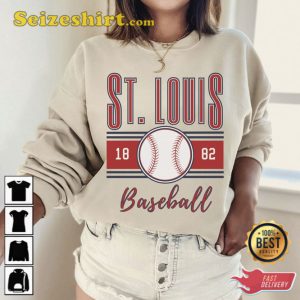 St Louis Baseball Retro Unisex Sweatshirt Gift For Fan