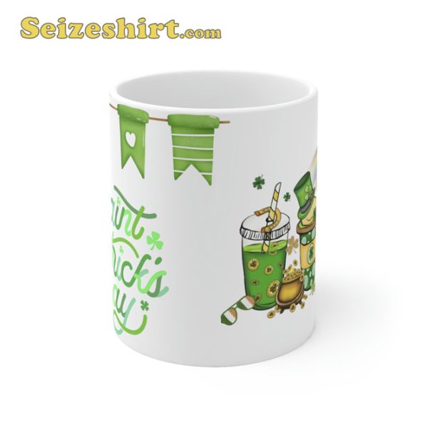 St Patrick Day White Ceramic Mug