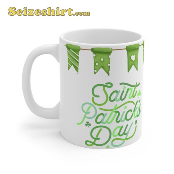 St Patrick Day White Ceramic Mug