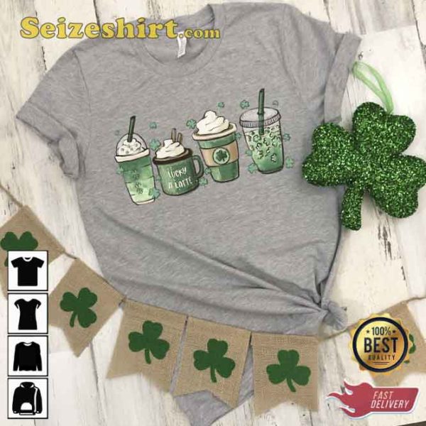 St Patricks Coffee Lucky Latte Shirt