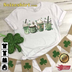 St Patricks Coffee Lucky Latte Shirt
