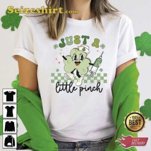 St Patricks Day Just A Little Pinch Nurse Sweatshirt