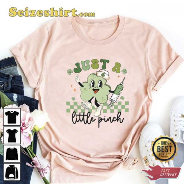 St Patricks Day Just A Little Pinch Nurse Sweatshirt