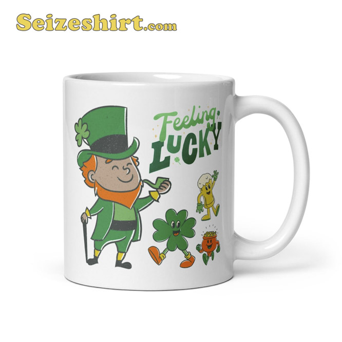 St Patricks Day Feeling Lucky Mug