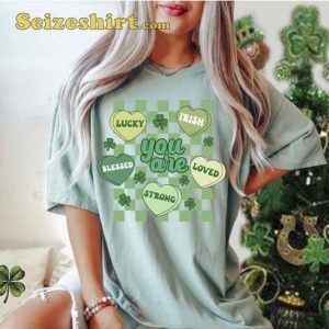 St Patrick's Day Heart Lucky Unisex T-shirt