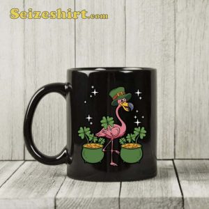 St Patricks Day Flamingo Mug