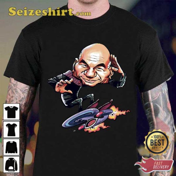 Star Trek Starship Jean Luc Returns T-shirt