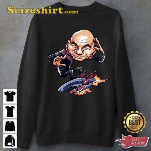 Star Trek Starship Jean Luc Returns Tee Shirt